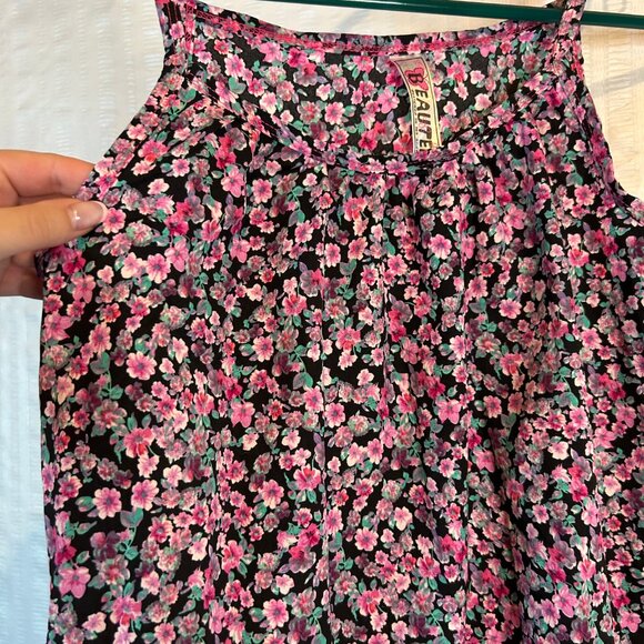 Beautees Floral Top Kids (Girl) Sz Small - Picture 3 of 6